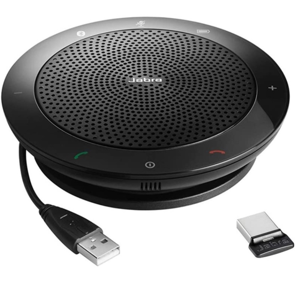 Jabra Speak 510+ UC Wireless Bluetooth/USB Speaker for Softphone & Mobile Phone